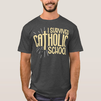 Camiseta Eu sobrevivi à escola católica