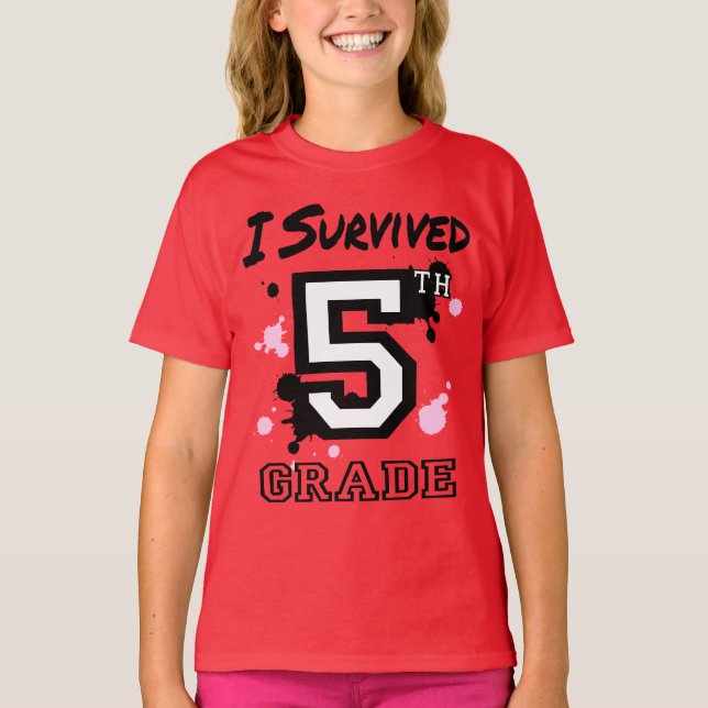 Camiseta Eu Sobrevivi a Garotas do Grau 5 (Frente)