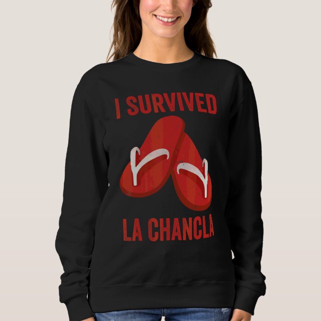 Camiseta Eu Sobrevivi a La Chancla Latino (Frente)