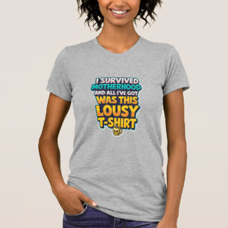 CAMISETA EU SOBREVIVI À MATERNIDADE...
