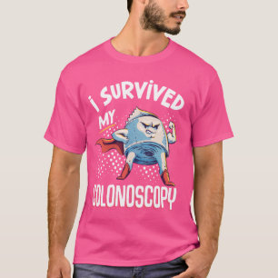 Camiseta Eu Sobrevivi à Minha Colonoscopia Gastroenterologi