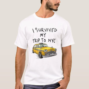 Camiseta Eu Sobrevivi À Minha Viagem A Nyc