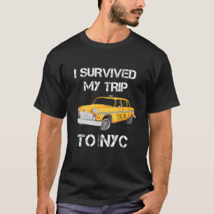 Camiseta Eu Sobrevivi À Minha Viagem Para NYC Engraçado