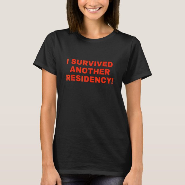 Camiseta Eu sobrevivi a outra residência (Frente)