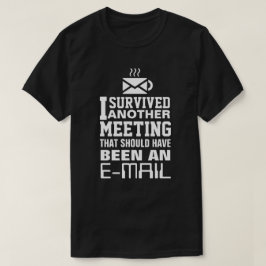 Camiseta Eu sobrevivi a outro encontro