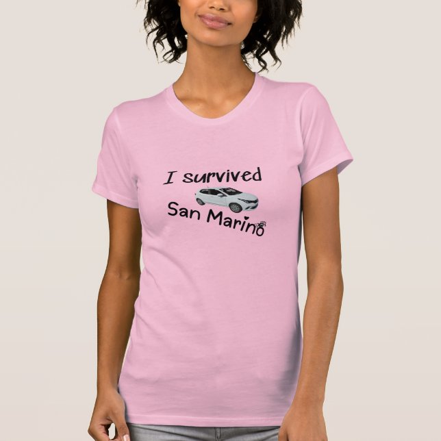 Camiseta Eu Sobrevivi a São Marino (Frente)