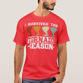 Camiseta Eu Sobrevivi À Tempestade Meteorologista Da Época 