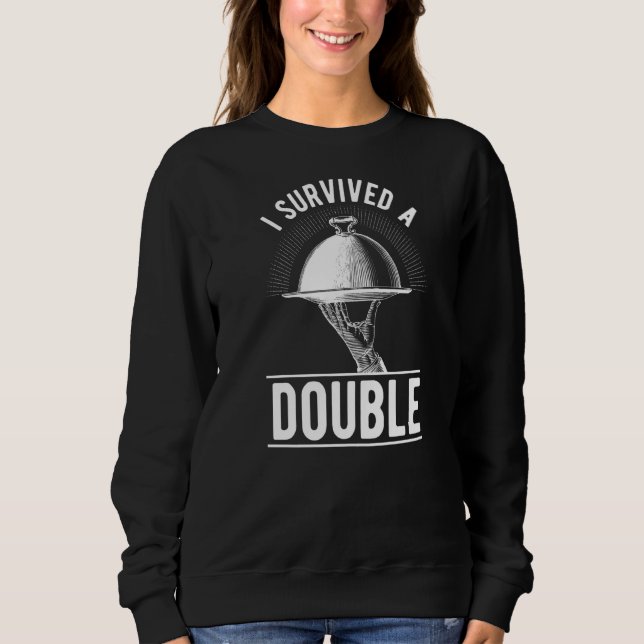 Camiseta Eu Sobrevivi A Uma Espera De Servidores Restaurant (Frente)