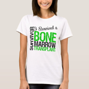 Camiseta Eu sobrevivi a uma transplantação da medula