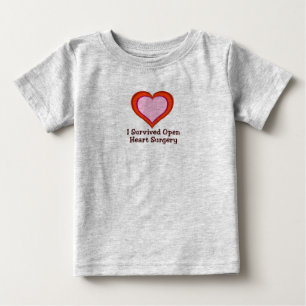 Camiseta Eu sobrevivi ao coração aberto Surgery2