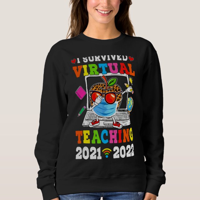 Camiseta Eu Sobrevivi ao Ensino à Distância Virtual 2021 20 (Frente)
