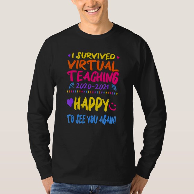 Camiseta Eu Sobrevivi ao Ensino Virtual (Frente)