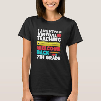 Camiseta Eu Sobrevivi Ao Ensino Virtual De Volta Ao 7 Da Es