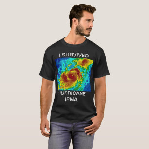 CAMISETA EU SOBREVIVI AO FURACÃO IRMA
