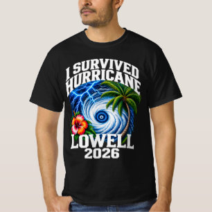 Camiseta Eu Sobrevivi ao Furacão Lowell 2026 Hawaii Kauai