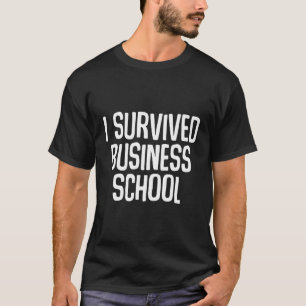 Camiseta Eu Sobrevivi ao Graduado de Mestrados da Faculdade