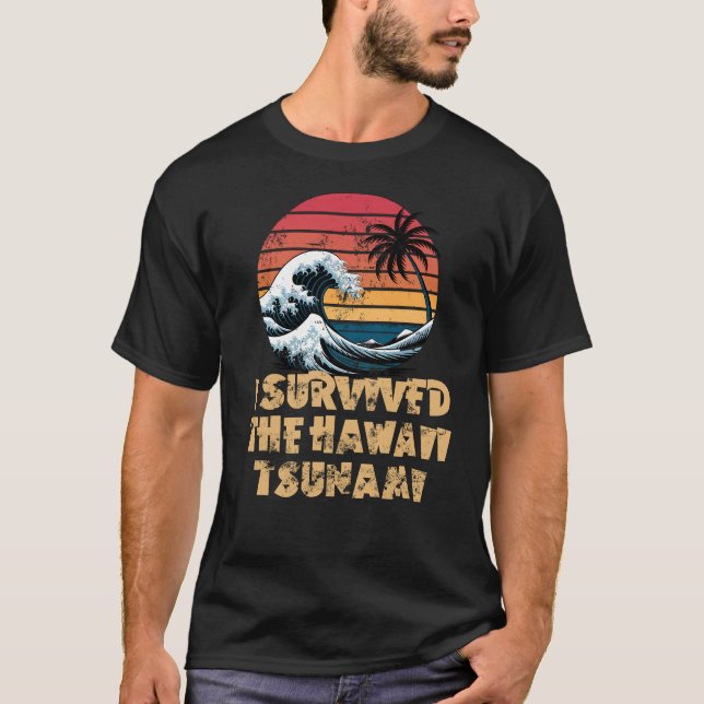 Camiseta Eu Sobrevivi ao Havaí... (Frente)