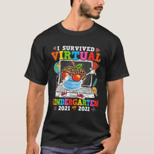 Camiseta Eu Sobrevivi ao jardim de infância virtual à App