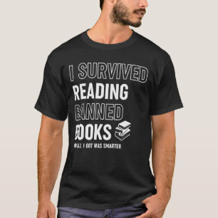 Camiseta Eu Sobrevivi Ao Ler Livro De Bookworm Banido