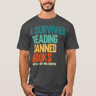 Camiseta Eu Sobrevivi Ao Ler Livros Banidos Em Livraria