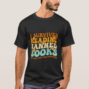 Camiseta Eu Sobrevivi Ao Ler Livros Banidos Em Livraria