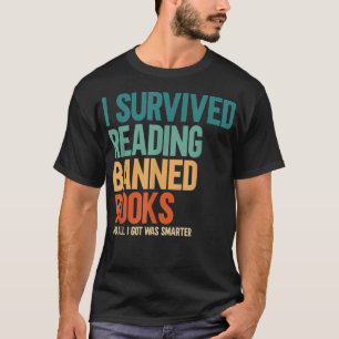 Camiseta Eu Sobrevivi Ao Ler Livros Banidos Em Livraria