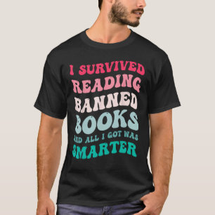 Camiseta Eu Sobrevivi Ao Ler Livros Banidos Leitura De Book