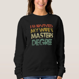 Camiseta Eu sobrevivi ao mestrado da minha esposa
