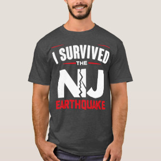 Camiseta Eu Sobrevivi Ao Terremoto De Nova Jersey O NYC 2