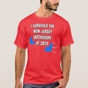 Camiseta Eu Sobrevivi ao Terremoto NJ