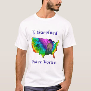 Camiseta Eu Sobrevivi ao Vórtice Polar