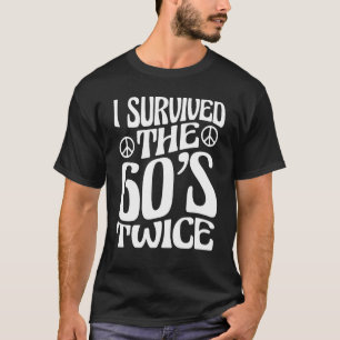Camiseta Eu Sobrevivi aos 60 e 60, 70, 70 anos