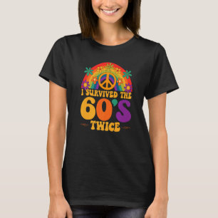 Camiseta Eu Sobrevivi aos 60 e 60, 70, 70 anos