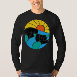Camiseta Eu Sobrevivi aos 60 e 60, 70, 70 anos