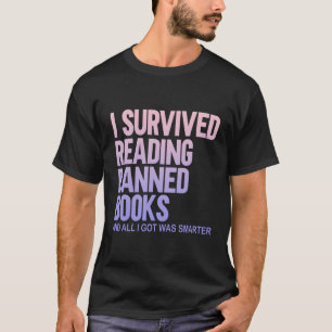Camiseta Eu Sobrevivi Lendo Livros Banidos Livros Livres