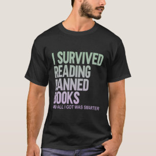 Camiseta Eu Sobrevivi Lendo Livros Banidos Livros Livres