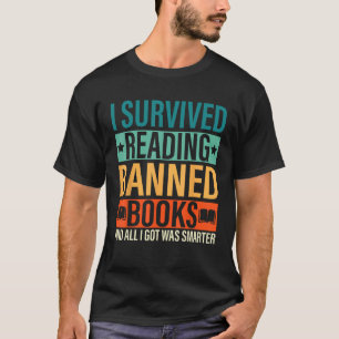 Camiseta Eu Sobrevivi Lendo Livros Banidos Livros Livres