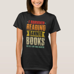 Camiseta Eu Sobrevivi Lendo Livros Banidos Livros Livres