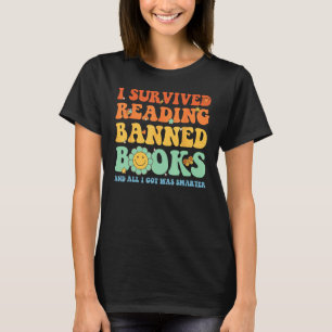 Camiseta Eu Sobrevivi Lendo Livros Banidos Livros Livres