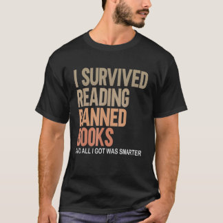 Camiseta Eu Sobrevivi Lendo Livros Banidos Livros Livres 4