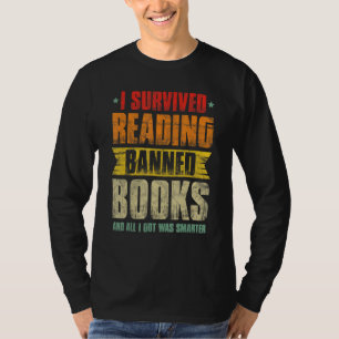 Camiseta Eu Sobrevivi Lendo Livros Proibidos Livro Livro-v