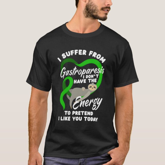 Camiseta Eu Sofro De Gastroparesis Gastroparesis Guerreiro (Frente)