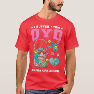 Camiseta Eu sofro de transtorno obsessivo de fios OCD