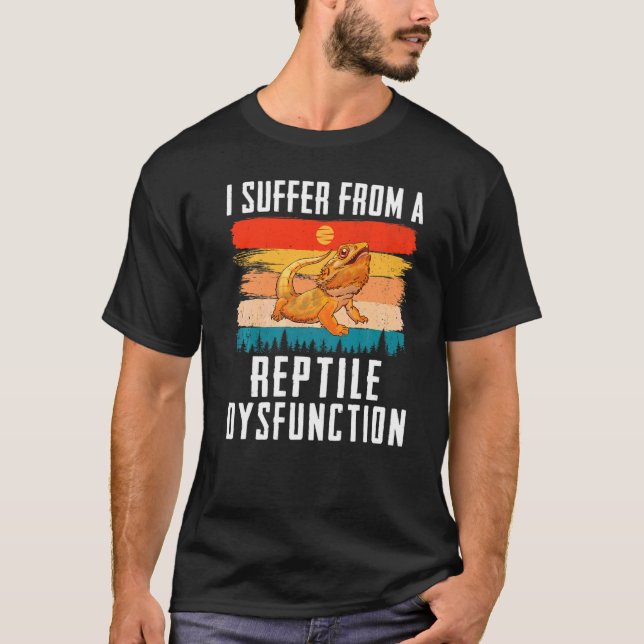 Camiseta Eu Sofro De Um Dragão Carbuçado De Disfunção Répti (Frente)