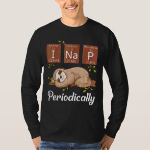 Camiseta Eu Sonho Periodicamente Com Química Engraçada Lpre