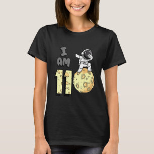 Camiseta Eu Sou 11 Astronauta Espacial Kid Moon Walker 11 B