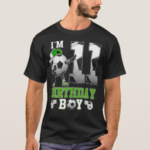 Camiseta Eu Sou 11 De Futebol De 11 Meninos Aniversário De