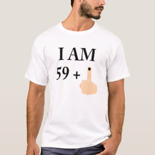 Camiseta Eu sou 59 mais 1 60º aniversário 1960 1961