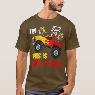 Camiseta Eu sou 5, é assim que eu faço o 5 do Monstro