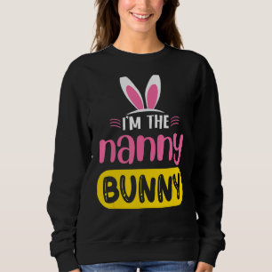 Camiseta Eu sou a babá Coelho Oculta Páscoa
